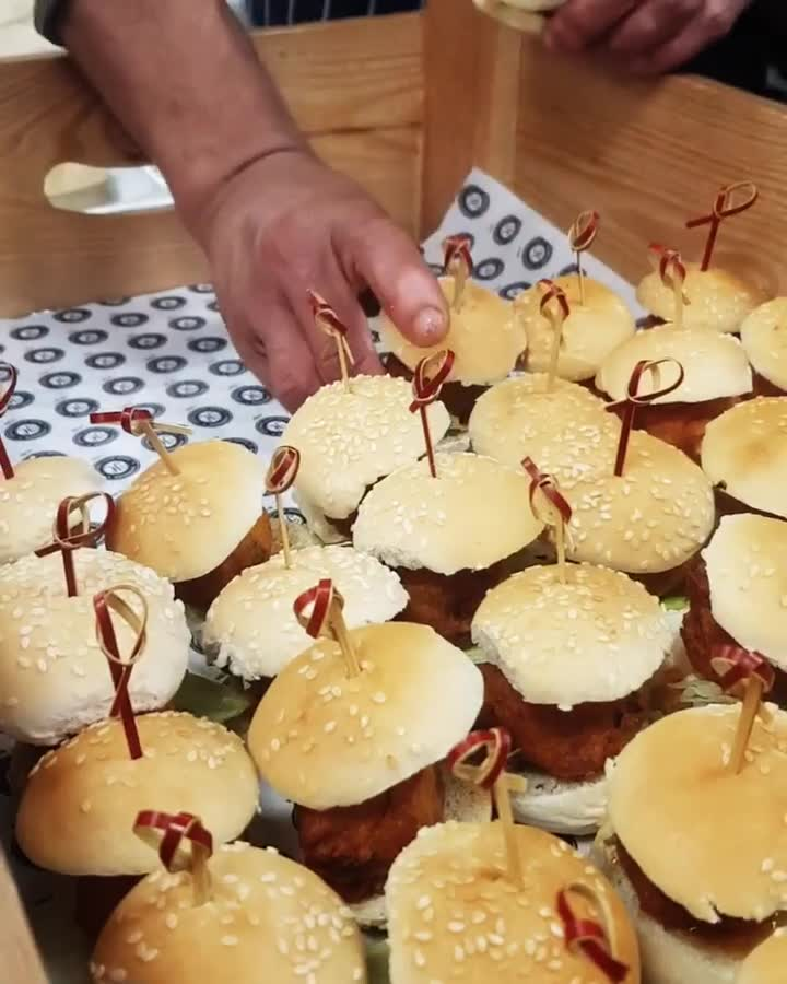 Our mini burgers